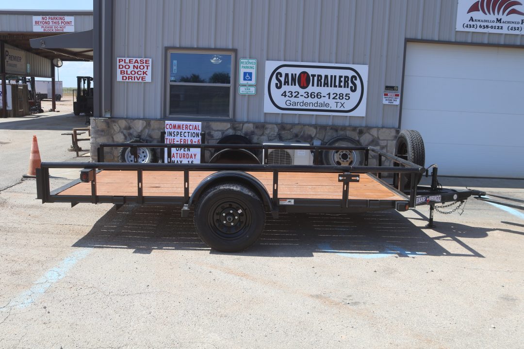 New 2026 Texas Bragg Trailers 6'X12' Pipe Top TILT Utility Trailer