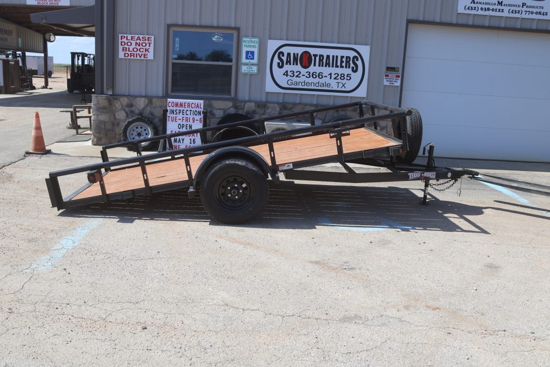 New 2026 Texas Bragg Trailers 6'X12' Pipe Top TILT Utility Trailer