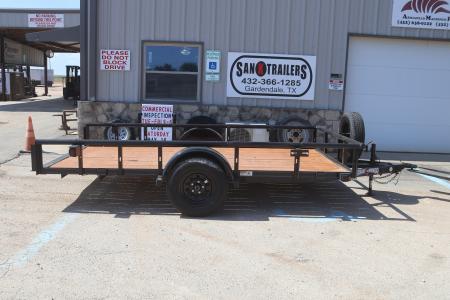 New 2026 Texas Bragg Trailers 6'X12' Pipe Top TILT Utility Trailer