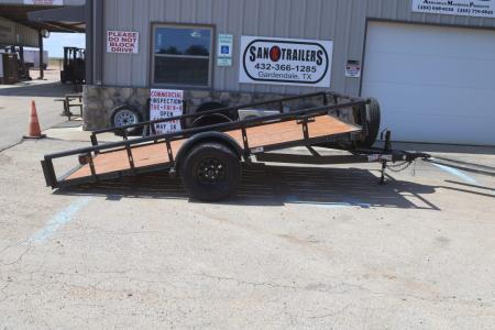 New 2026 Texas Bragg Trailers 6'X12' Pipe Top TILT Utility Trailer