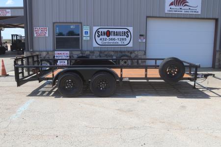 New 2026 Texas Bragg Trailers 77"X16' Pipe Top Utility Trailer