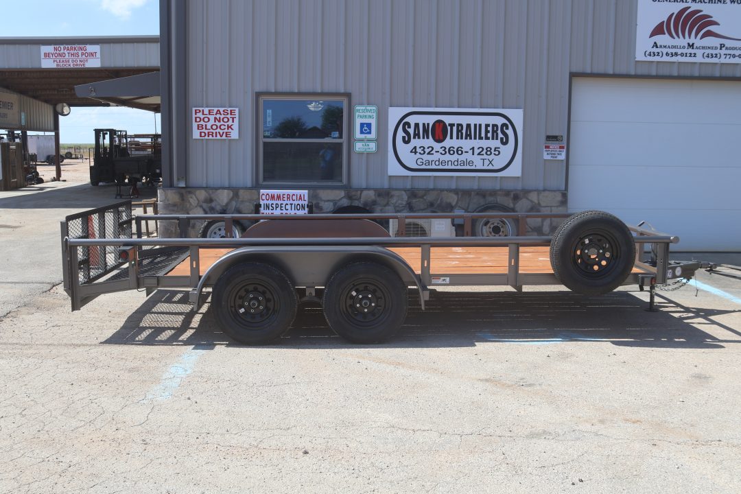 New 2026 Texas Bragg Trailers 83"X16' Extra Wide Pipe Top Utility Trailer