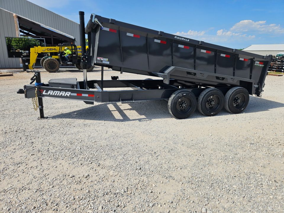 New 2026 Lamar 83X16 TRIPLE 21K TELESCOPIC DUMP W/36" SIDES 7 GAUGE FLOOR & 17.5" 16PLY