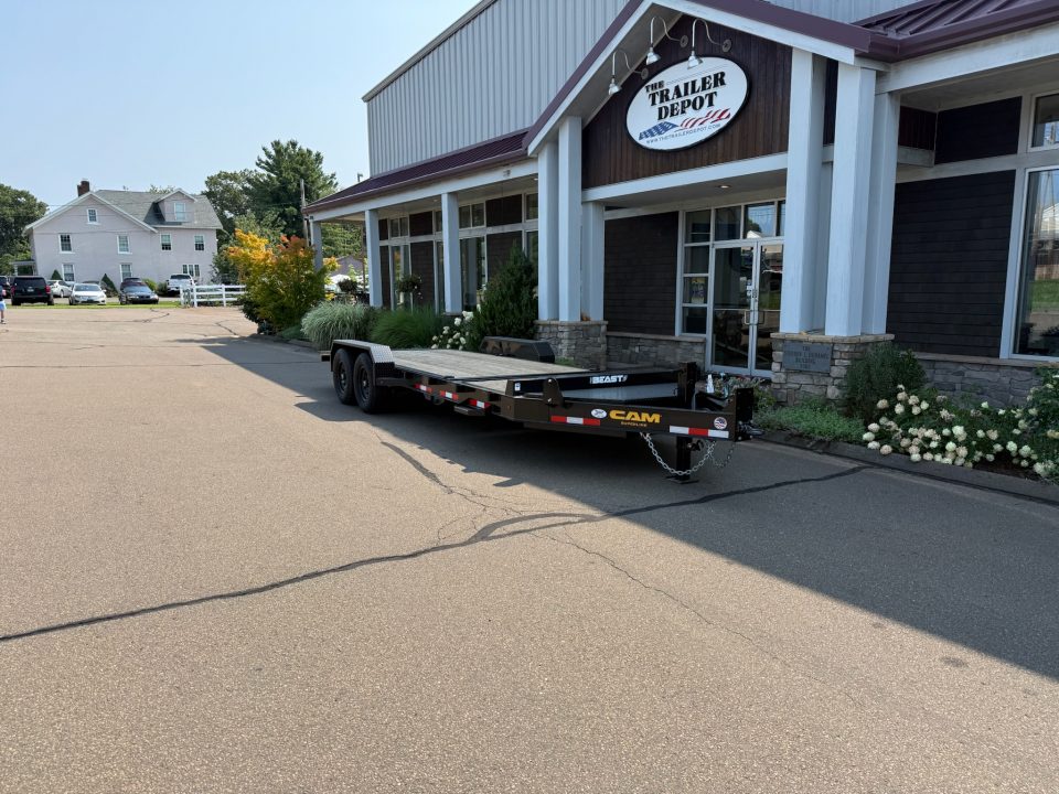 New CAM Superline 7' x 20' Beast Split Tilt Trailer 15.4K