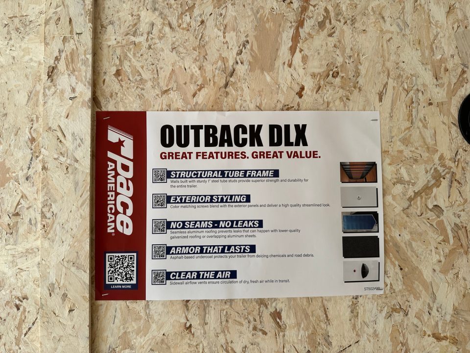 New Pace American 7'x14' Rear Ramp Door (Outback)