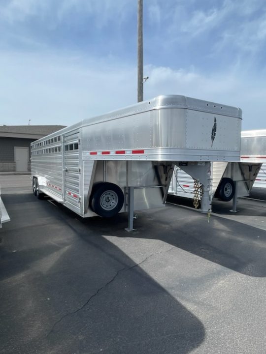 New 2026 Featherlite Trailers model 8127 7.5x26 Stock / Stock Combo Trailer