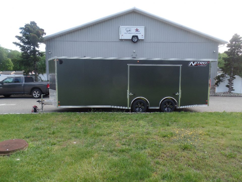 New 2027 Nitro 8.5X24 V Nose Car Hauler
