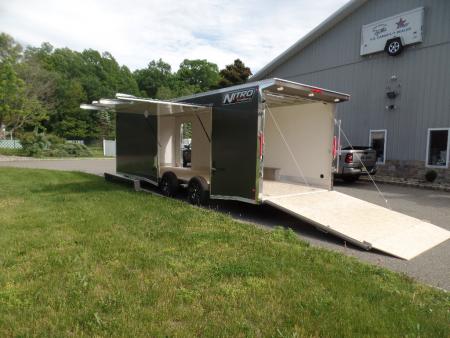 New 2027 Nitro 8.5X24 V Nose Car Hauler