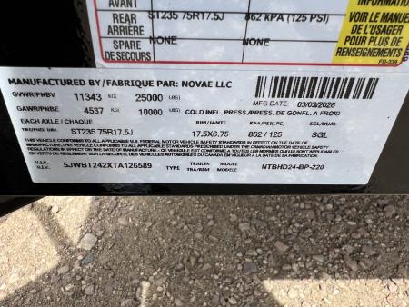 New 2026 Midsota 24' HD Tiltbed Equipment Tilt Trailer