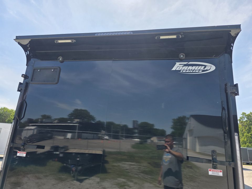 New 2026 Formula Trailers 7.5X16 UTV SXS SCREWLESS 080 BLACKOUT TRIM GOLF CART Cargo / Enclosed Trailer