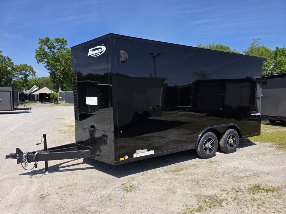 New 2026 Formula Trailers 8.5X16 BLACKOUT 84 INCH INSIDE HEIGHT SXS UTV GOLF CART READY CARGO ENCLOSED TRAILER 7000 GVWR Cargo / Enclosed Trailer