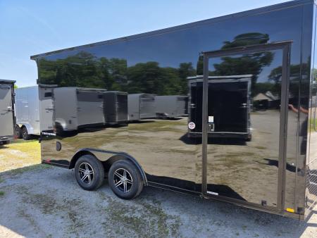 New 2026 Formula Trailers 8.5X16 BLACKOUT 84 INCH INSIDE HEIGHT SXS UTV GOLF CART READY CARGO ENCLOSED TRAILER 7000 GVWR Cargo / Enclosed Trailer