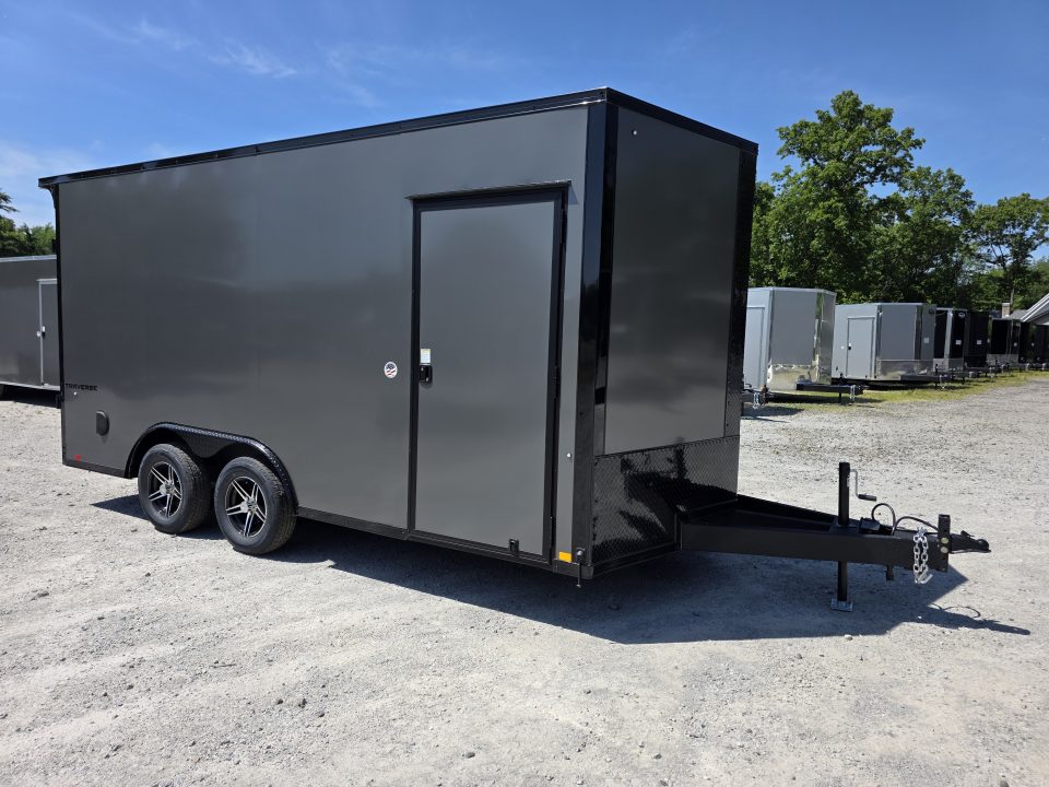 New 2026 Formula Trailers 8.5X16 BLACKOUT 84 INCH INSIDE HEIGHT SXS UTV GOLF CART READY CARGO ENCLOSED TRAILER 7000 GVWR Cargo / Enclosed Trailer