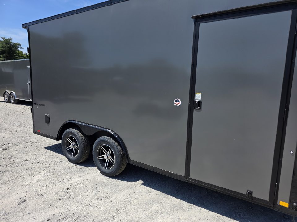 New 2026 Formula Trailers 8.5X16 BLACKOUT 84 INCH INSIDE HEIGHT SXS UTV GOLF CART READY CARGO ENCLOSED TRAILER 7000 GVWR Cargo / Enclosed Trailer