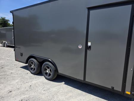 New 2026 Formula Trailers 8.5X16 BLACKOUT 84 INCH INSIDE HEIGHT SXS UTV GOLF CART READY CARGO ENCLOSED TRAILER 7000 GVWR Cargo / Enclosed Trailer