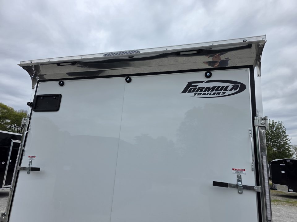New 2026 Formula Trailers 8.5X20 10K GVWR 080 SCREWLESS EXTERIOR 7' INSIDE ALUMINUM WHEELS UTV SXS CAR Cargo / Enclosed Trailer
