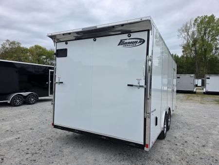 New 2026 Formula Trailers 8.5X20 10K GVWR 080 SCREWLESS EXTERIOR 7' INSIDE ALUMINUM WHEELS UTV SXS CAR Cargo / Enclosed Trailer