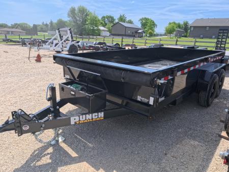 New 2026 Punch 83 x 14 Scissor Dump with 14K GVWR