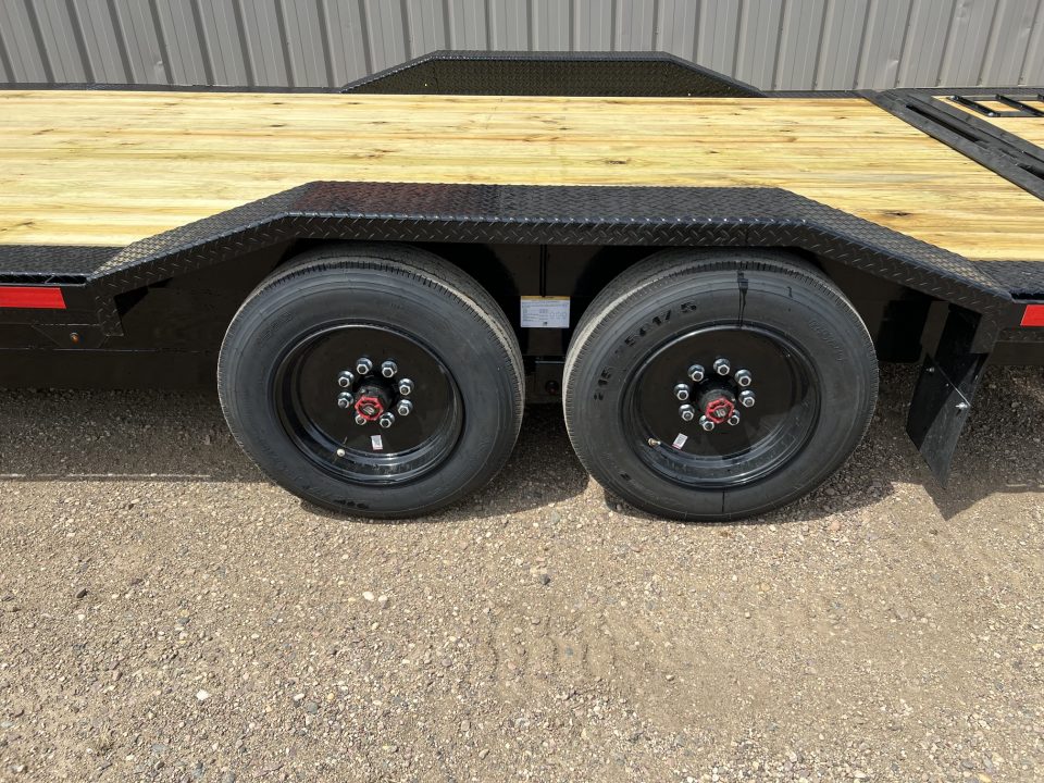 New 2026 Midsota 28' Hydraulic Tail Gooseneck Equipment Trailer