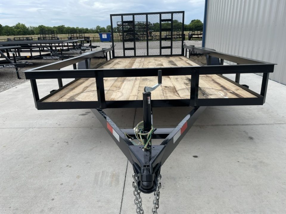New 2026 C&M 82X16 ANGLE TOP UTILITY (2) 3500lb AXLES, GVWR 7000lbs, 4' GATE