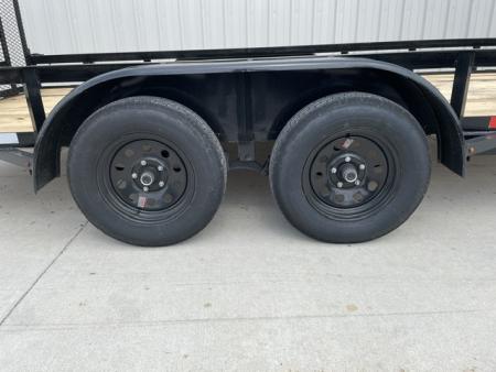New 2026 C&M 82X16 ANGLE TOP UTILITY (2) 3500lb AXLES, GVWR 7000lbs, 4' GATE