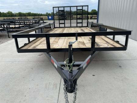 New 2026 C&M 82X16 ANGLE TOP UTILITY (2) 3500lb AXLES, GVWR 7000lbs, 4' GATE