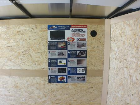 New 2026 American Hauler Arrow 7x14 Deluxe Cargo / Enclosed Trailer