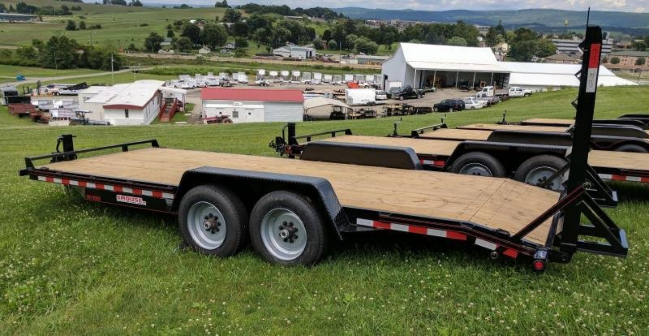 New 2027 Quality 20' HD PRO Equipment Hauler w/ 2' Dove Tail (17.5" WHEELS!)