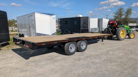 New 2027 Quality 20' GENERAL DUTY Deckover Tagalong w/ No Dove Tail, No Ramps/Hardware