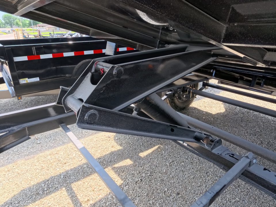 New 2026 Punch 83 x 14 Scissor Dump Trailer with 14K GVWR - Black