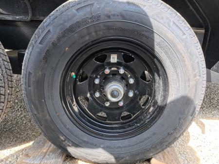 New 2026 Punch 83 x 14 Scissor Dump Trailer with 14K GVWR - Black