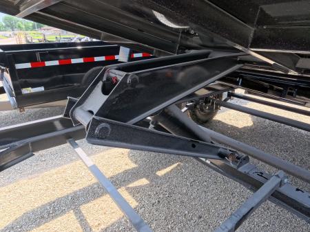 New 2026 Punch 83 x 14 Scissor Dump Trailer with 14K GVWR - Black
