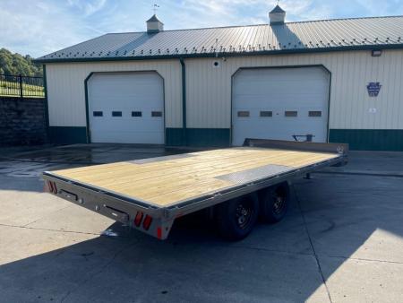 New Diamond C 16' Channel Deck Over with Slide in Ramps (GDD 206)
