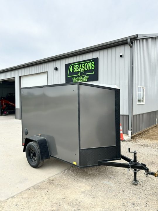 New 2026 Discovery Trailers 5X8 V NOSE RAMP DOOR Cargo / Enclosed Trailer