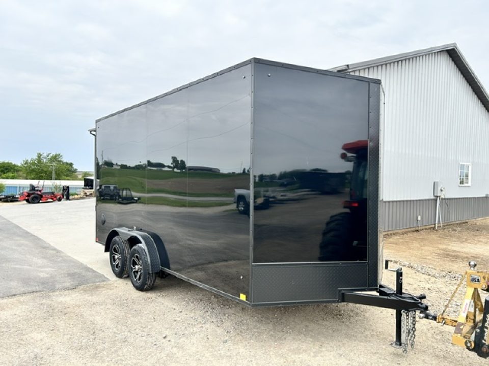New 2027 Discovery Trailers 7.5x16 Blackout Package .080 exterior skins 90" INTERIOR HEIGHT Cargo / Enclosed Trailer