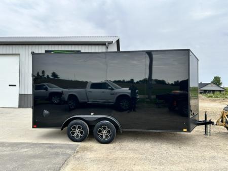 New 2027 Discovery Trailers 7.5x16 Blackout Package .080 exterior skins 90" INTERIOR HEIGHT Cargo / Enclosed Trailer