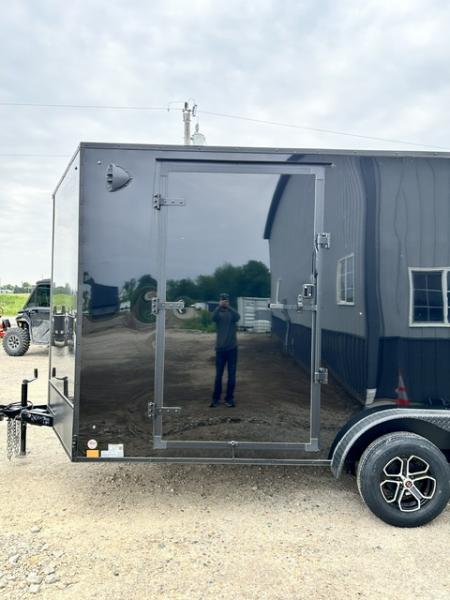 New 2027 Discovery Trailers 7.5x16 Blackout Package .080 exterior skins 90" INTERIOR HEIGHT Cargo / Enclosed Trailer