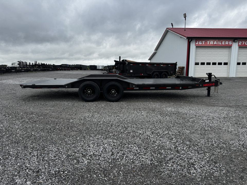 New 2026 MAXX-D T6X 102"x22 14,000# GVWR Steel Floor Power Tilt Equipment Trailer