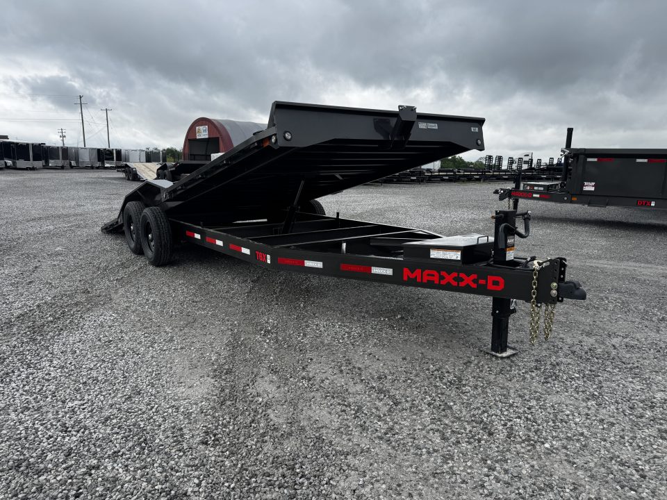 New 2026 MAXX-D T6X 102"x22 14,000# GVWR Steel Floor Power Tilt Equipment Trailer