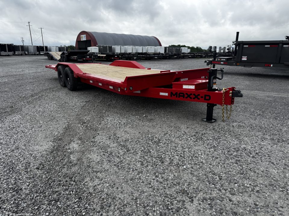 New 2026 MAXX-D 102"x24' 14,000# GVWR Power Tilt Equipment Trailer