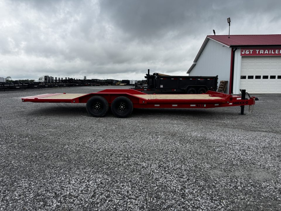 New 2026 MAXX-D 102"x24' 14,000# GVWR Power Tilt Equipment Trailer