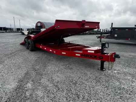 New 2026 MAXX-D 102"x24' 14,000# GVWR Power Tilt Equipment Trailer