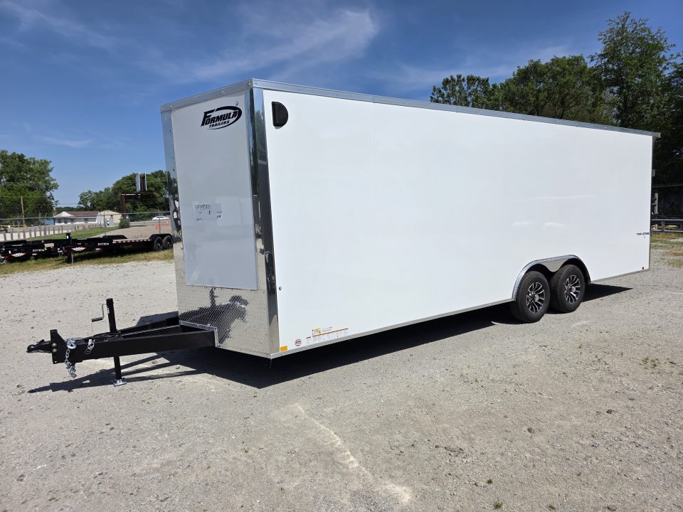 New 2026 Formula Trailers 8.5X24 SCREWLESS EXTERIOR 080 7' INSIDE 10K GVWR Cargo / Enclosed Trailer