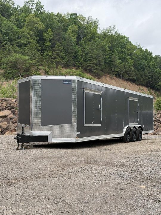 New 2026 Cynergy 2 8.5x32 double escape door 6ft6 interior height triple 5200lb axles Car / Racing Trailer