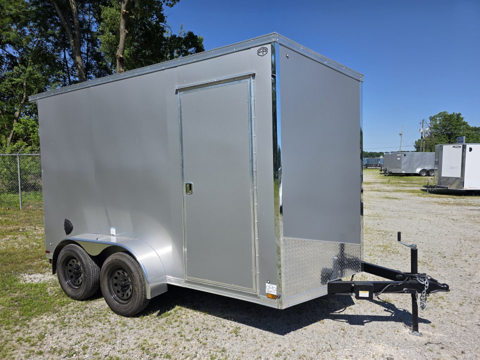 New 2027 US Cargo 6.5X12 TANDEM AXLE POLY 080 SCREWLESS 7' INSIDE DRINGS SXS UTV GOLFCART MOWER 7K GVWR Cargo / Enclosed Trailer