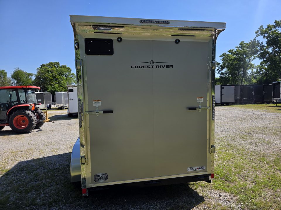 New 2027 US Cargo 6.5X12 TANDEM AXLE POLY 080 SCREWLESS 7' INSIDE DRINGS SXS UTV GOLFCART MOWER 7K GVWR Cargo / Enclosed Trailer