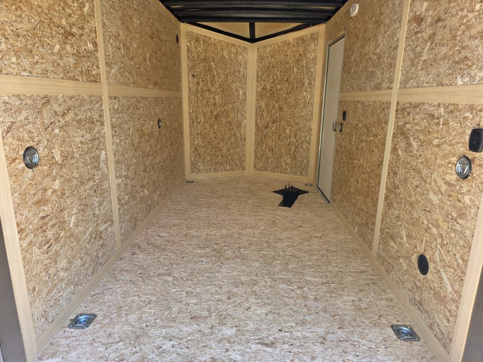 New 2027 US Cargo 6.5X12 TANDEM AXLE POLY 080 SCREWLESS 7' INSIDE DRINGS SXS UTV GOLFCART MOWER 7K GVWR Cargo / Enclosed Trailer