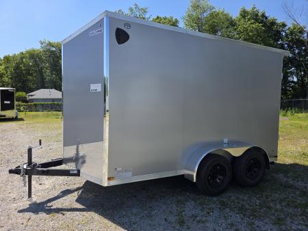 New 2027 US Cargo 6.5X12 TANDEM AXLE POLY 080 SCREWLESS 7' INSIDE DRINGS SXS UTV GOLFCART MOWER 7K GVWR Cargo / Enclosed Trailer