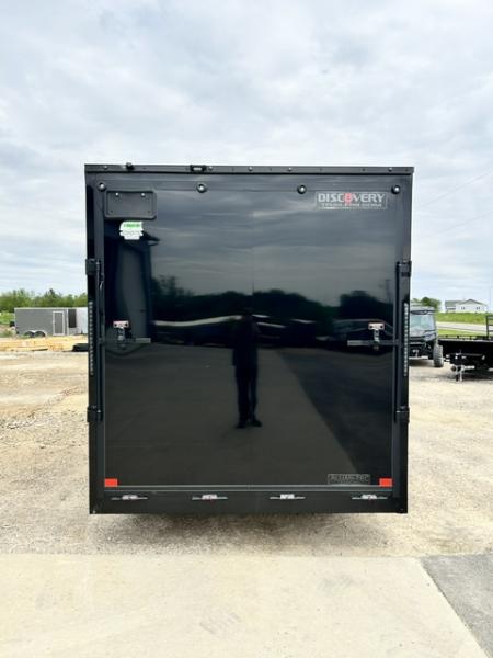New 2027 Discovery Trailers 7.5x18 Blackout Package .080 exterior skins 90" INTERIOR HEIGHT Cargo / Enclosed Trailer