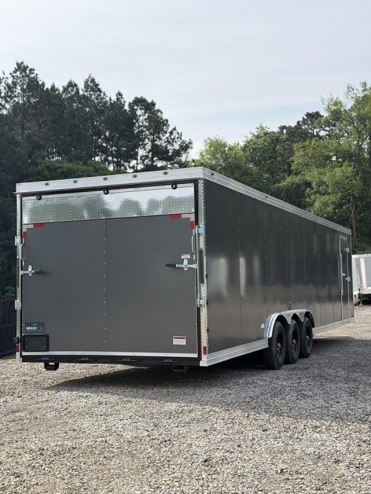 New 2026 Cynergy 2 8.5x32 6ft6 interior height double escape door triple 5200lb axles Car / Racing Trailer